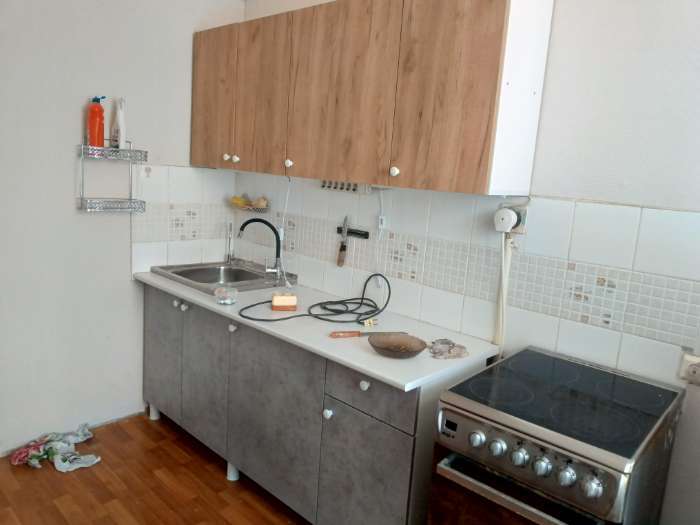 Фотография покупателя товара Кухонный гарнитур прямой «Поинт», 1500 мм, цвет белый фасад/белый корпус - Фото 1