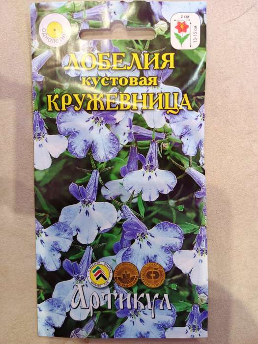 Фотография покупателя товара Семена цветов Лобелия ампельная «Кружевница», О, 8 шт. - Фото 3