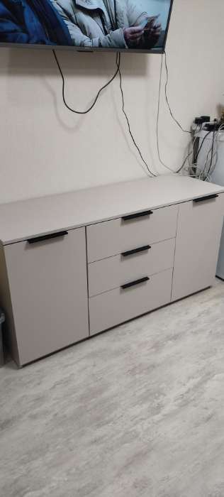 Фотография покупателя товара Комод для хранения «Чарли 9.1», 1400×460×714 мм, цвет кашемир - Фото 3