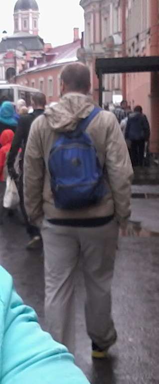 Фотография покупателя товара Рюкзак молодёжный на молнии, наружный карман, цвет синий