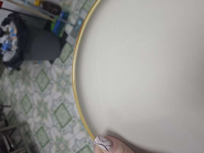 Фотография покупателя товара Тарелки SL Home «Леггеро», d=25.5 см, набор 2 шт., фарфор, бежевые - Фото 2