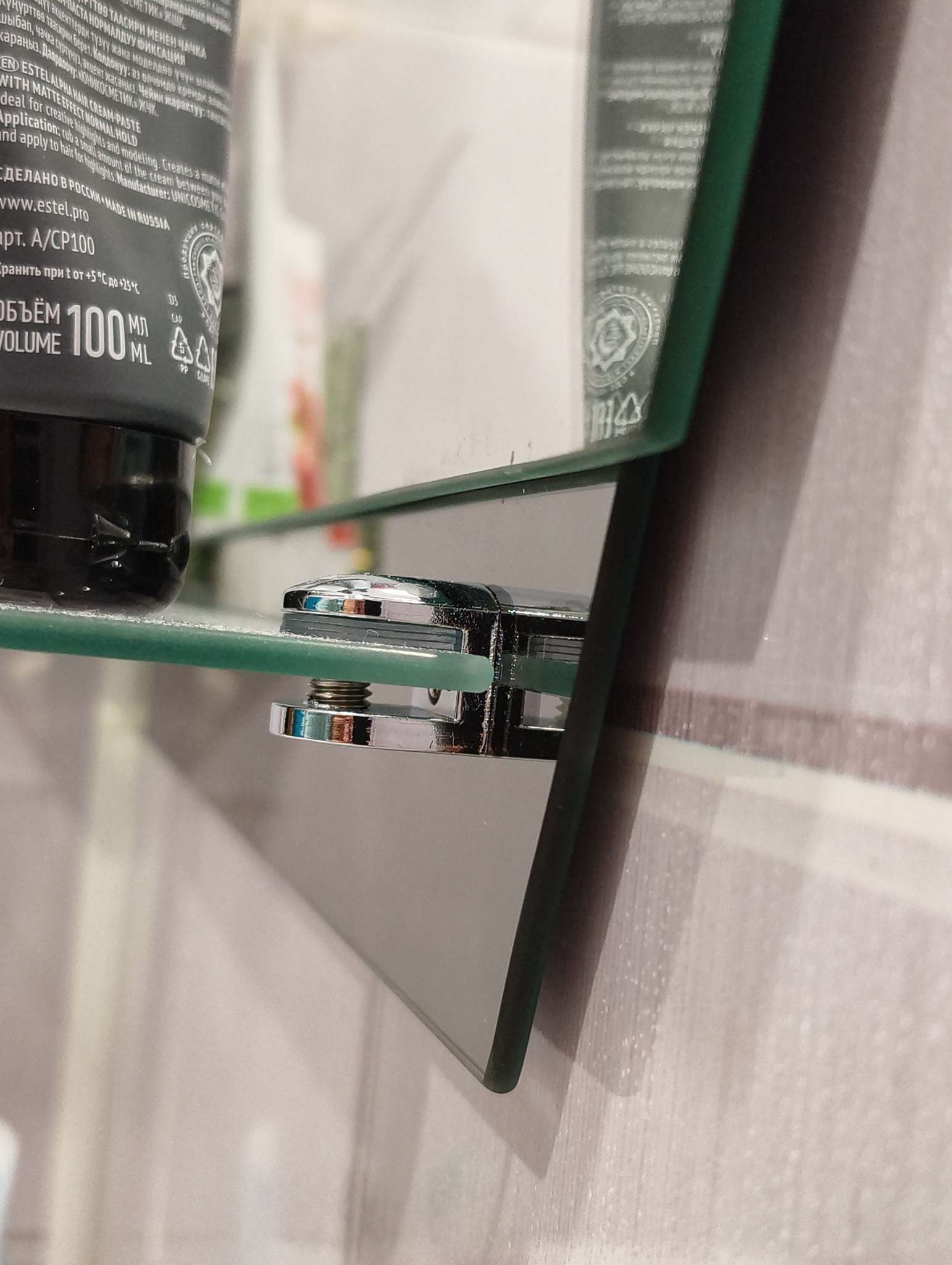 Фотография покупателя товара Полкодержатель P110GP, 22×23×20 мм, 4 шт. в наборе, цвет золото - Фото 1