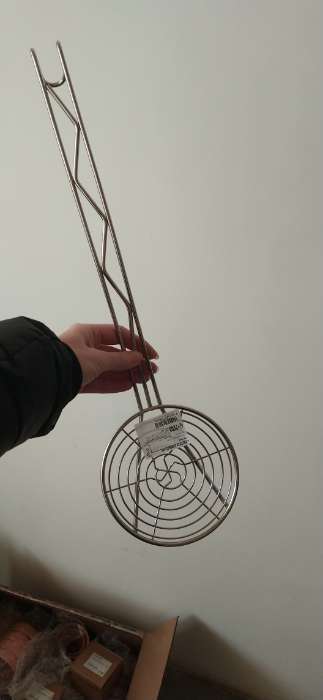 Фотография покупателя товара Шумовка спиральная Доляна «Индия», 50×14.5 см, нержавеющая сталь - Фото 1