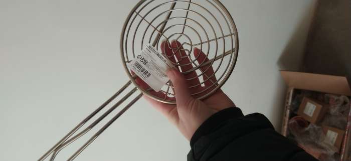 Фотография покупателя товара Шумовка спиральная Доляна «Индия», 50×14.5 см, нержавеющая сталь - Фото 3