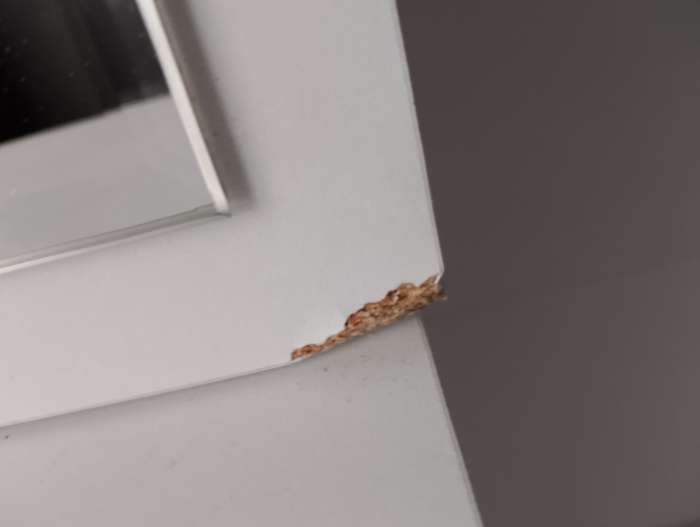 Фотография покупателя товара Столик туалетный с зеркалом, с полками, 900×403×1350 мм, цвет белый - Фото 4