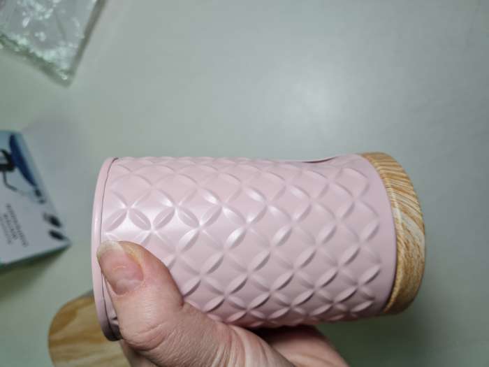 Фотография покупателя товара Банка для сыпучих продуктов «Сканди», 430 мл, 11,5×7,3 см, цвет розовый