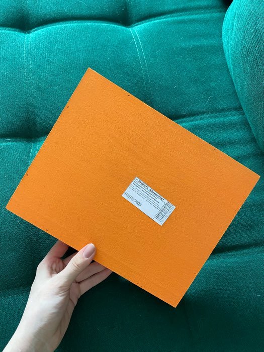 Фотография покупателя товара Кашпо деревянное 25.5×20×4.5 см "Макарунас", оранжевый Дарим Красиво - Фото 1