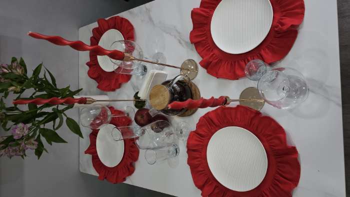 Фотография покупателя товара Тарелка Magistro Line, d=20.5 см, фарфор, чёрная - Фото 1