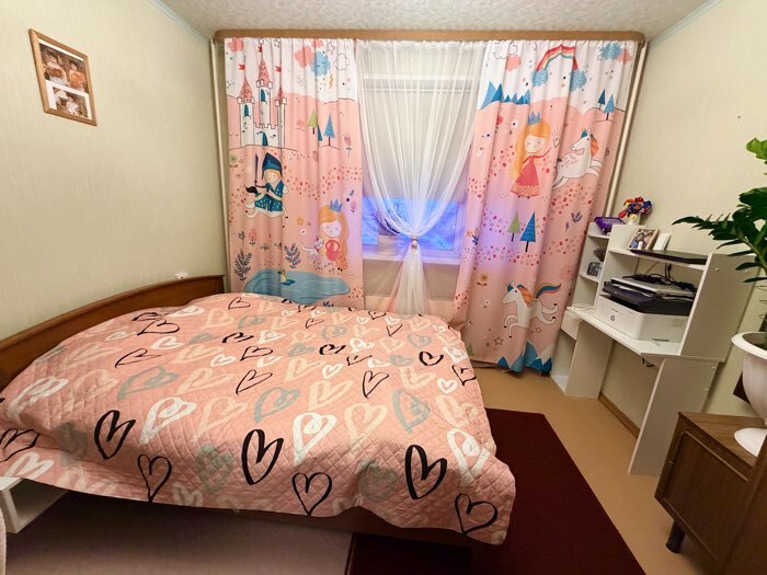 Фотография покупателя товара Шторы портьерные «Этель» Magic, 145×260 см, 2 шт., габардин - Фото 1