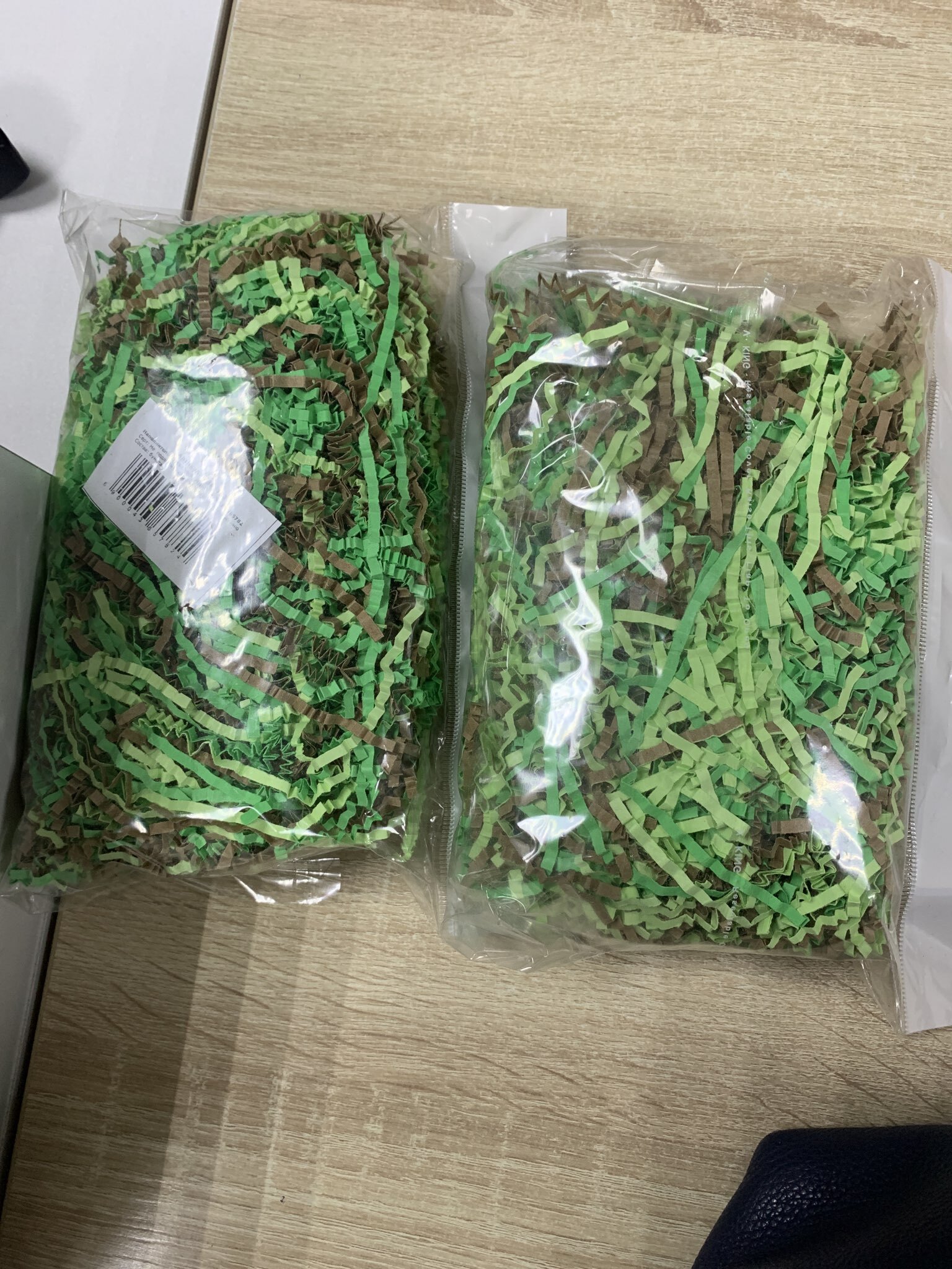 Фотография покупателя товара Наполнитель бумажный для подарков, МИКС 14, 50 г - Фото 1