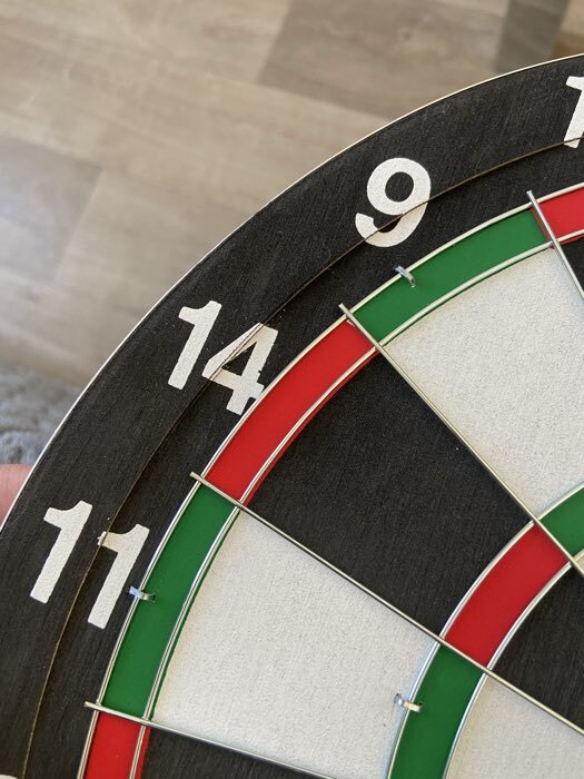 Фотография покупателя товара Дартс ONLYTOP, мишень диаметром 36 см, 6 дротиков - Фото 1