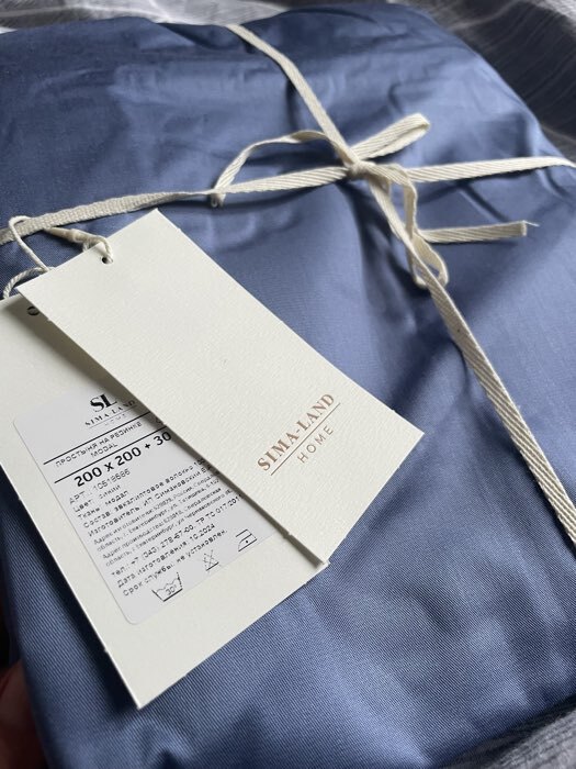 Фотография покупателя товара Простыня на резинке 2-спальная SL Home Modal, 180×200+30 см, оливковая, модал - Фото 2