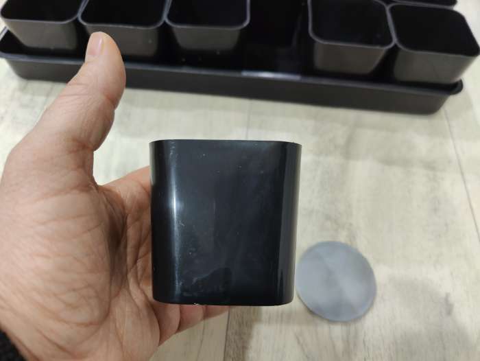 Фотография покупателя товара Набор для рассады: стаканы по 500 мл (10 шт.), поддон 40×19.5 см, МИКС, Greengo - Фото 5