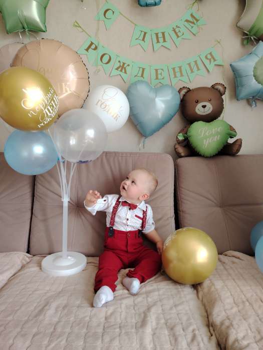 Фотография покупателя товара Стойка для шаров 130 см на 7 шаров - Фото 1