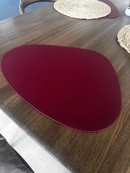 Фотография покупателя товара Салфетка сервировочная на стол Доляна «Тэм», 45×35 см, персиковая - Фото 1