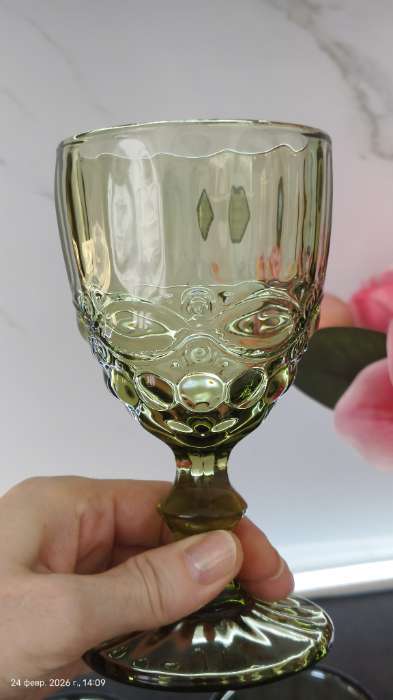 Фотография покупателя товара Бокалы для вина Magistro «Ла-Манш», 250 мл, 9×17 см, набор 6 шт., стекло, синие - Фото 1