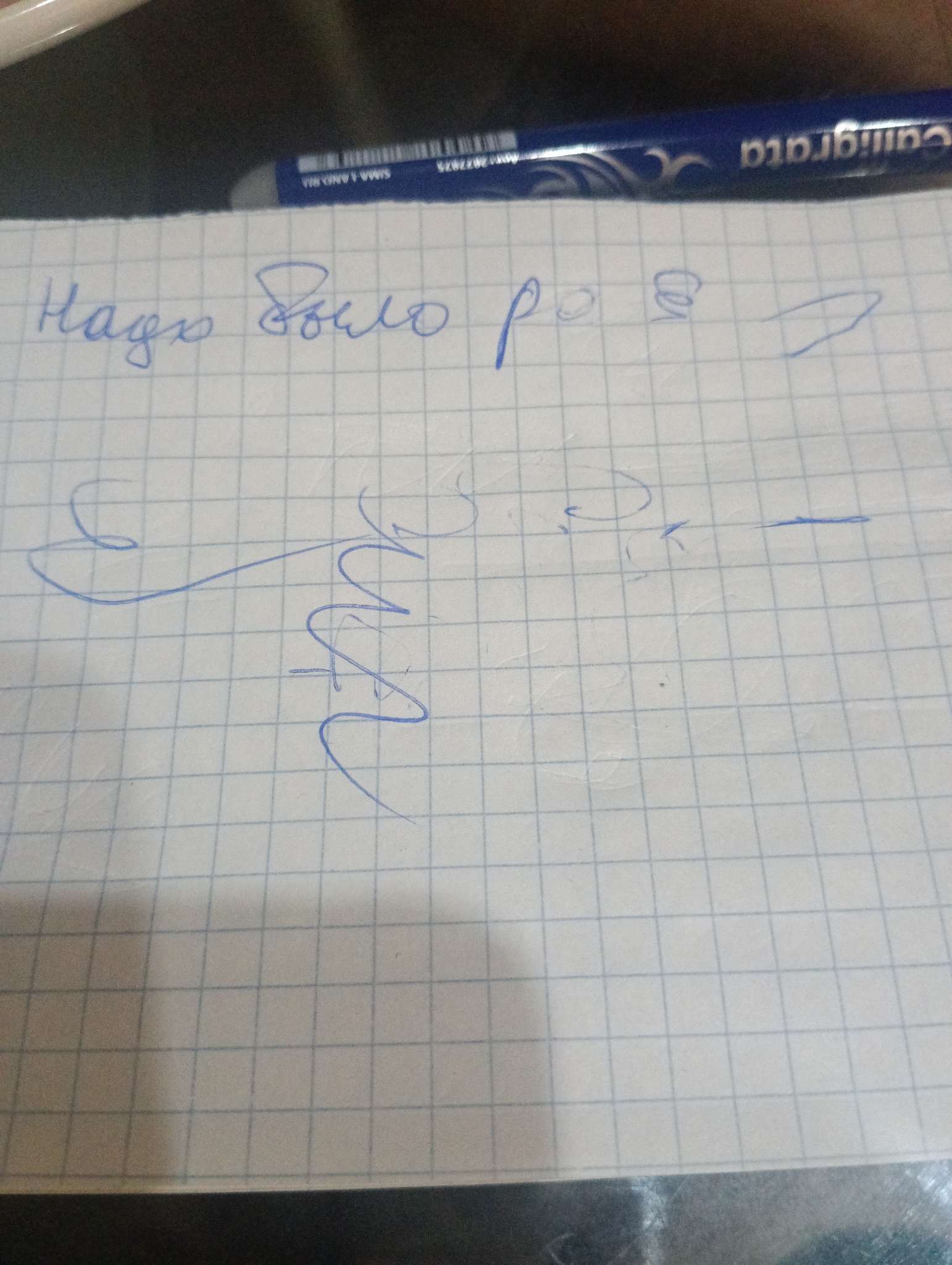 Фотография покупателя товара Стираемая ручка Calligrata, гелевая, синий стержень, узел 0.5 мм - Фото 5