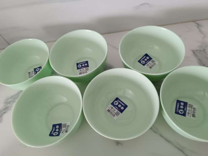 Фотография покупателя товара Салатник Luminarc DIWALI PARADISE GREEN, 750 мл, d=14.5 см, стеклокерамика, светло-зеленый - Фото 1