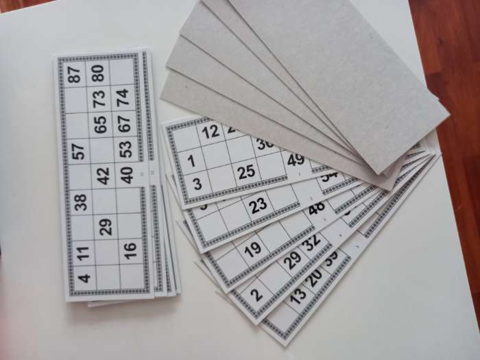 Фотография покупателя товара Карточки игровые для лото (набор 24 шт), 22х8 см - Фото 1