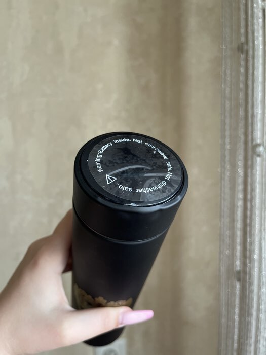 Фотография покупателя товара Термос «Герб», 500 мл, с ситечком, с датчиком температуры - Фото 4