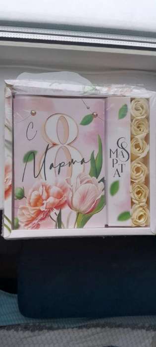 Фотография покупателя товара Подарочный набор «С весной в сердце»: ежедневник А5 80 листов и мыльные лепестки - Фото 6