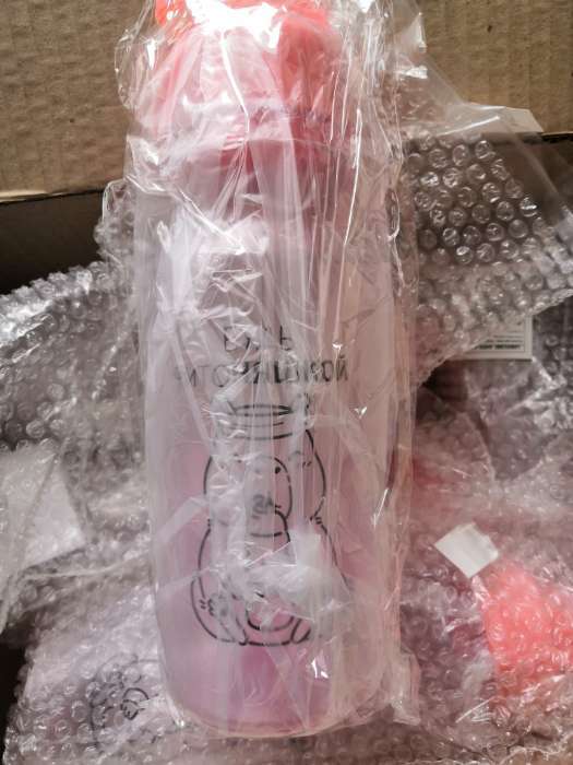 Фотография покупателя товара Бутылка для воды пластиковая «Капибара», 500 мл - Фото 4