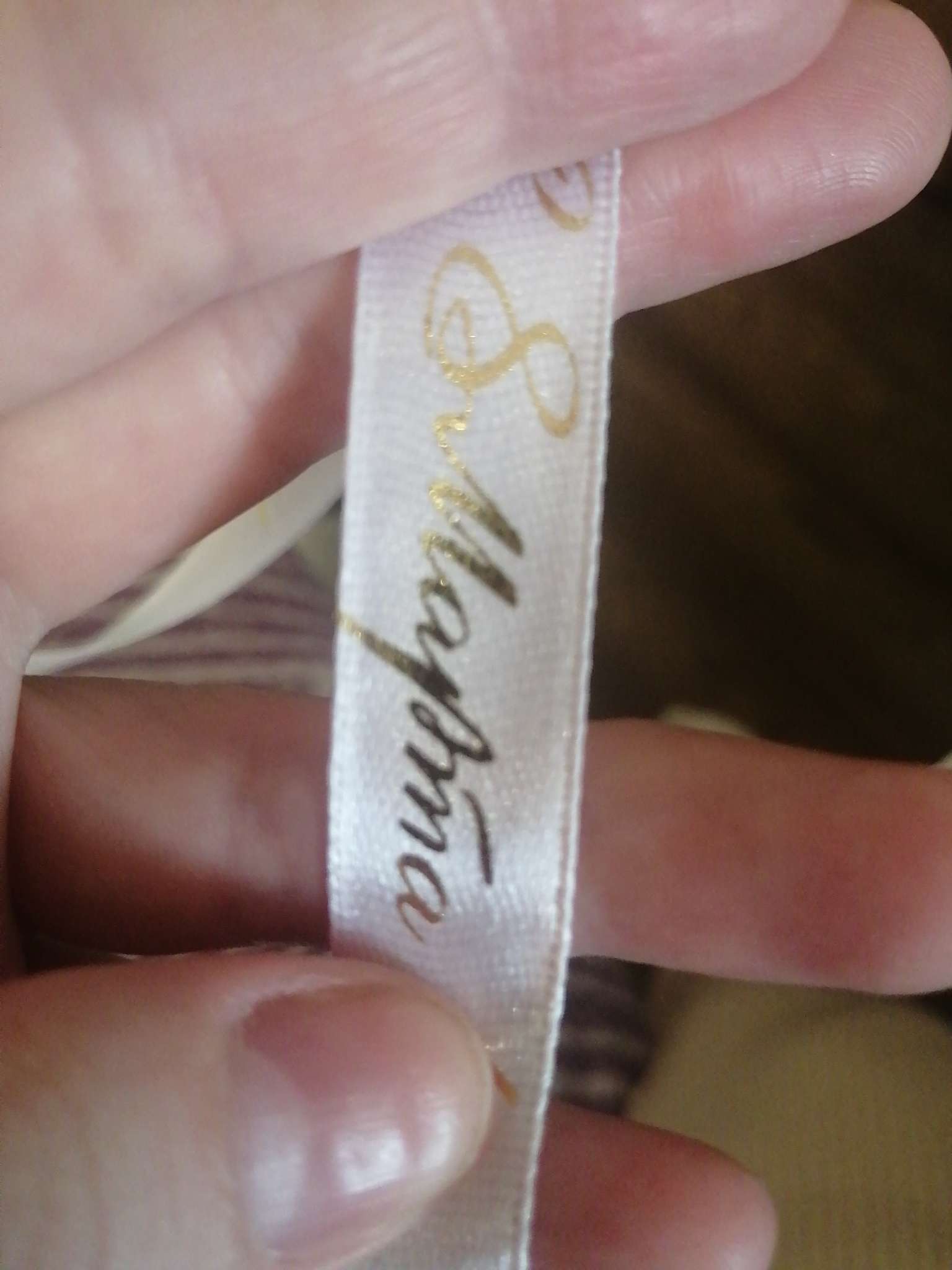 Фотография покупателя товара Лента атласная «С 8 Марта», 15 мм, 23±1 м, белая, золотая №001 - Фото 14