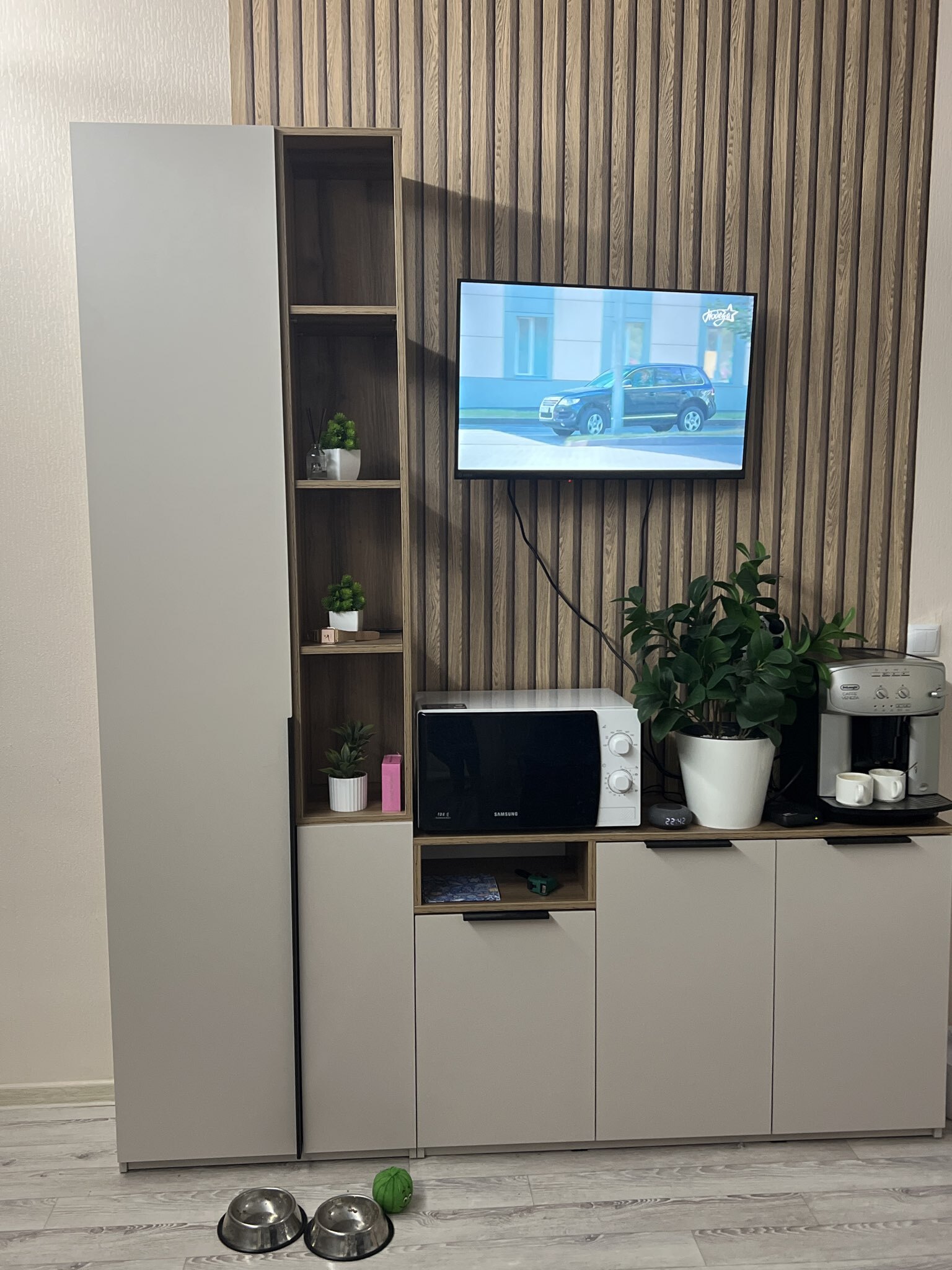 Фотография покупателя товара Шкаф – пенал «Чарли 5.2», правый, 651×350×2205 мм, цвет кашемир/авелано - Фото 1