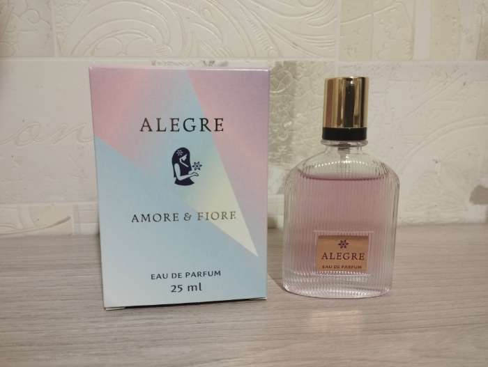Фотография покупателя товара Парфюмерная вода женская Amore & Fiore Alegre, 25 мл - Фото 1
