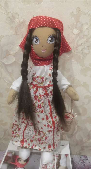 Фотография покупателя товара Набор для шитья. Интерьерная кукла «Василина», 30 см - Фото 10