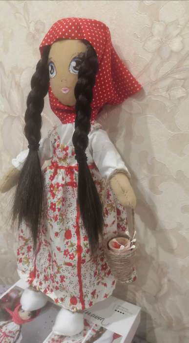 Фотография покупателя товара Набор для шитья. Интерьерная кукла «Василина», 30 см - Фото 11