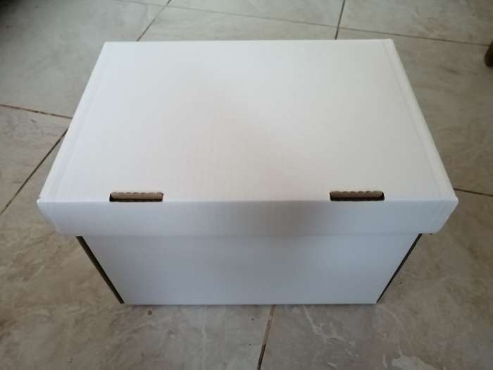 Фотография покупателя товара Коробка для хранения "А4", белая, 32,5 x 23,5 x 23,5