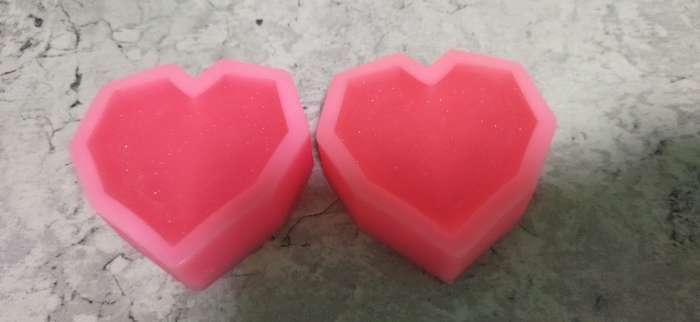 Фотография покупателя товара Молд Доляна «Сердце», силикон, 7,3×7,3×2,3 см, цвет розовый - Фото 14