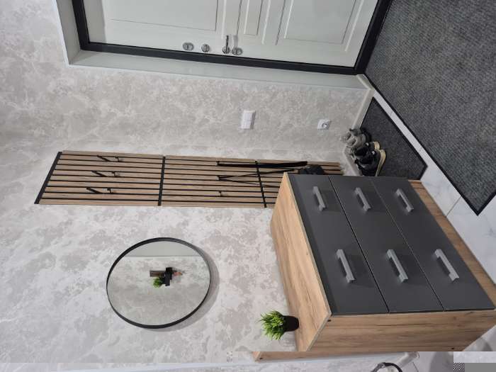 Фотография покупателя товара Зеркало интерьерное настенное «Рубин», в круглом корпусе из металла, d=50.5 см, цвет белый - Фото 1