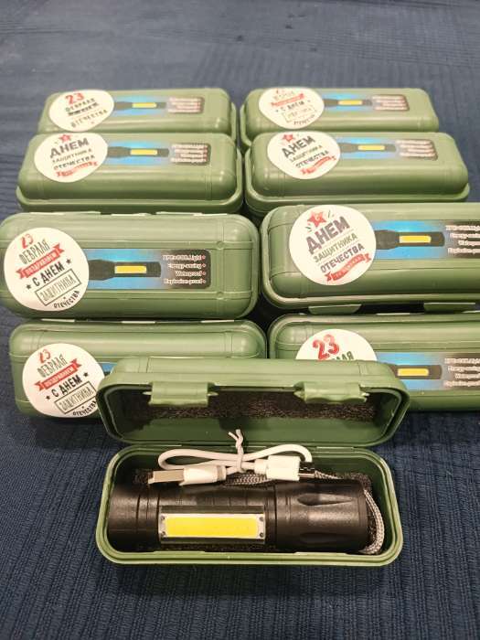 Фотография покупателя товара Фонарь ручной аккумуляторный, 5 Вт, 500 мАч, 200 Лм, 3 режима, 9.5×2.5 см - Фото 1