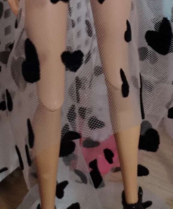 Фотография покупателя товара Сетка с флоком «Сердечки», 150 см, 1±0.2 м, бежевая - Фото 1