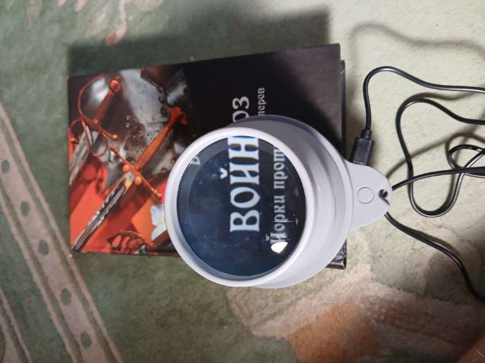 Фотография покупателя товара Лупа складная, 4х, линза 70 мм - Фото 3