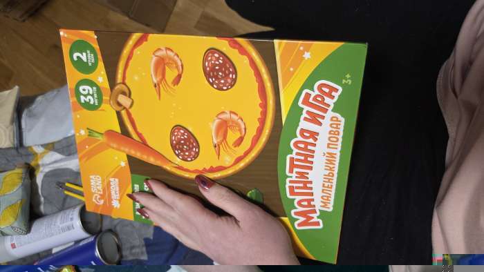 Фотография покупателя товара Настольная магнитная игра для малышей «Животные», 28×20 см - Фото 5