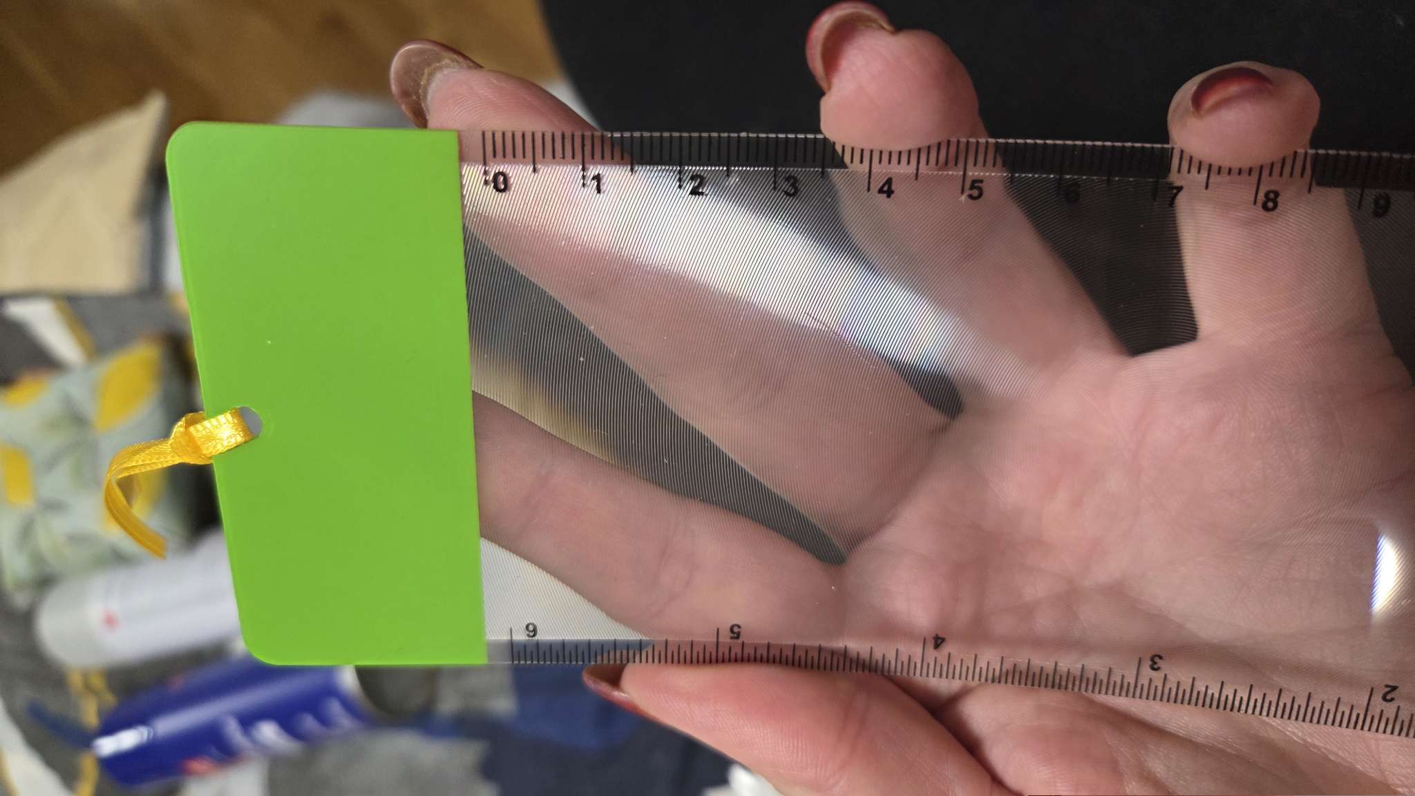 Фотография покупателя товара Лупа - закладка 3х, линейка 15 см, МИКС - Фото 1