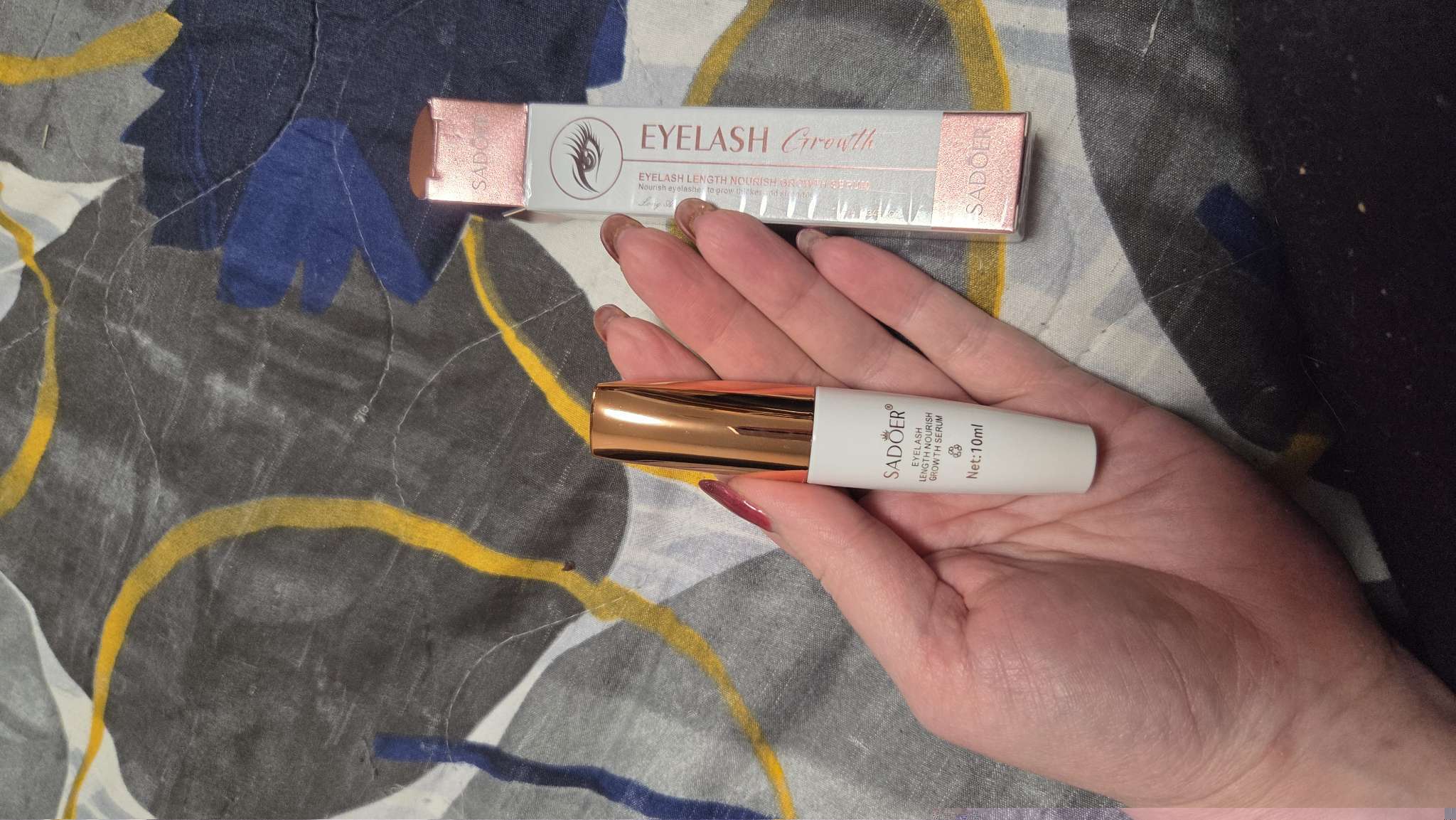 Фотография покупателя товара Сыворотка для роста ресниц SADOER, 10 мл - Фото 5