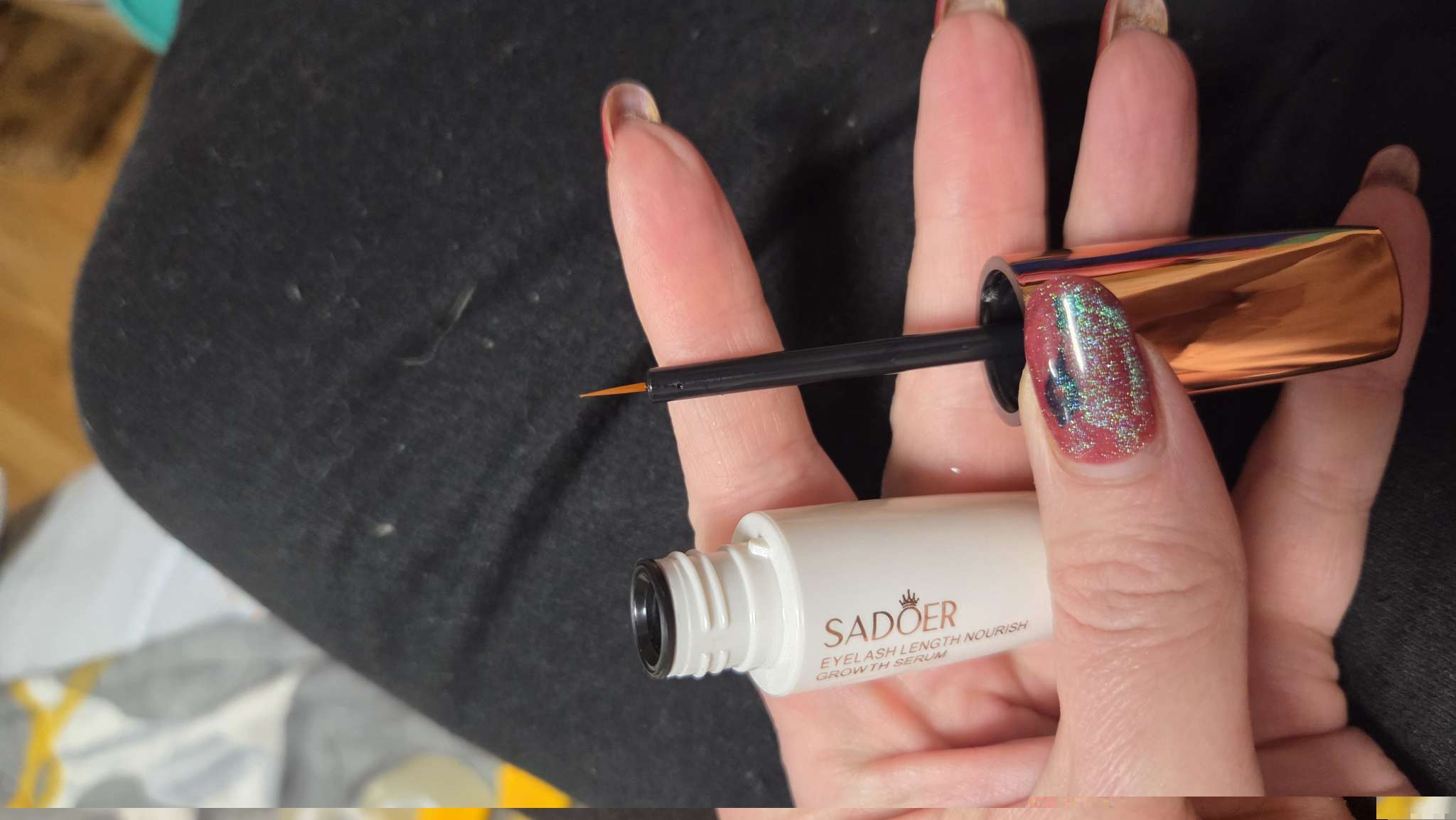 Фотография покупателя товара Сыворотка для роста ресниц SADOER, 10 мл - Фото 6