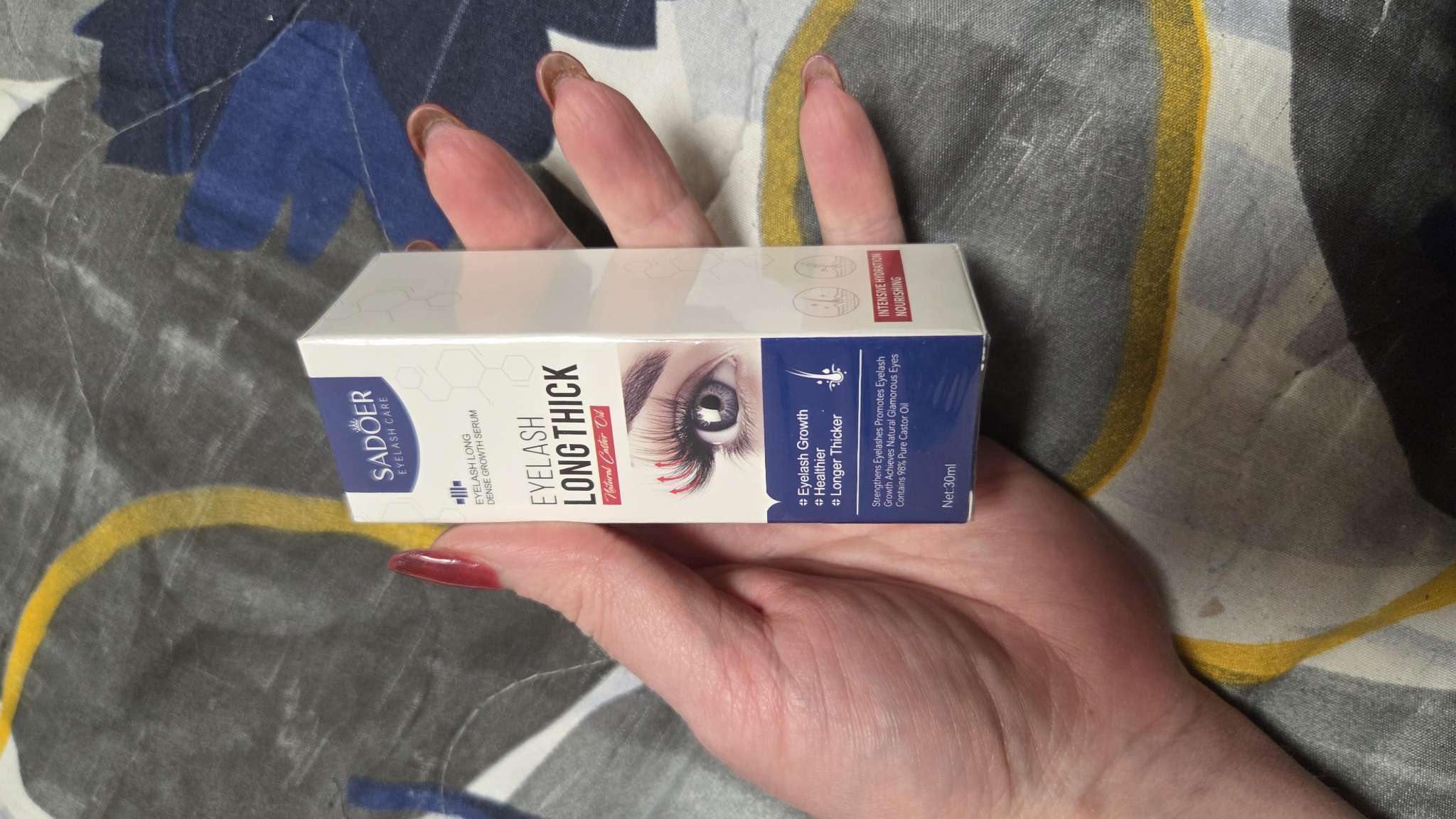 Фотография покупателя товара Сыворотка для ресниц Sadoer, 30 мл - Фото 2