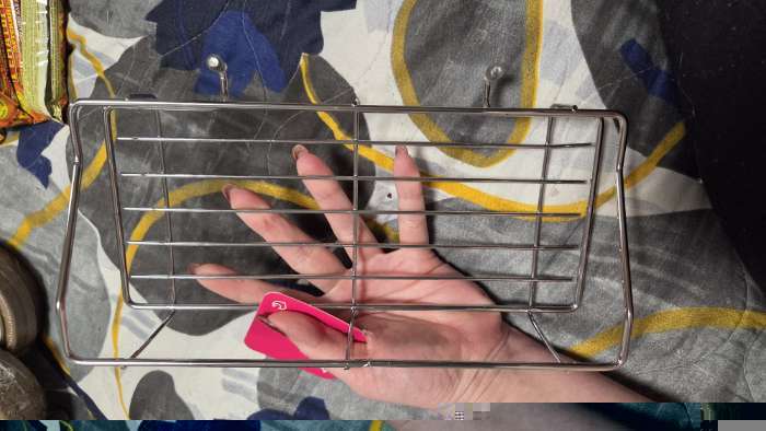 Фотография покупателя товара Полка на липучке, 25×11×5.5 см - Фото 2