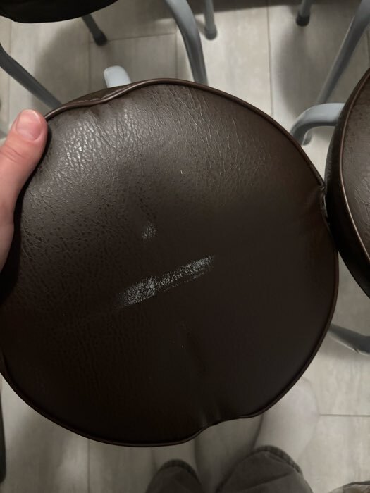 Фотография покупателя товара Табурет для кухни «Булат», экокожа, цвет шоколад - Фото 11