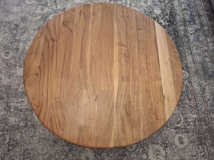 Фотография покупателя товара Столик журнальный «Венский кофе», 40.5×40.5×52.5 см, железо, дерево - Фото 4