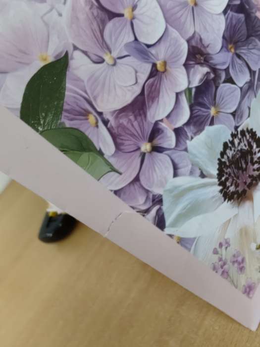 Фотография покупателя товара Пакет подарочный ламинированный «Цветочная радость», нежно - розовый, 26×12×32 см - Фото 4