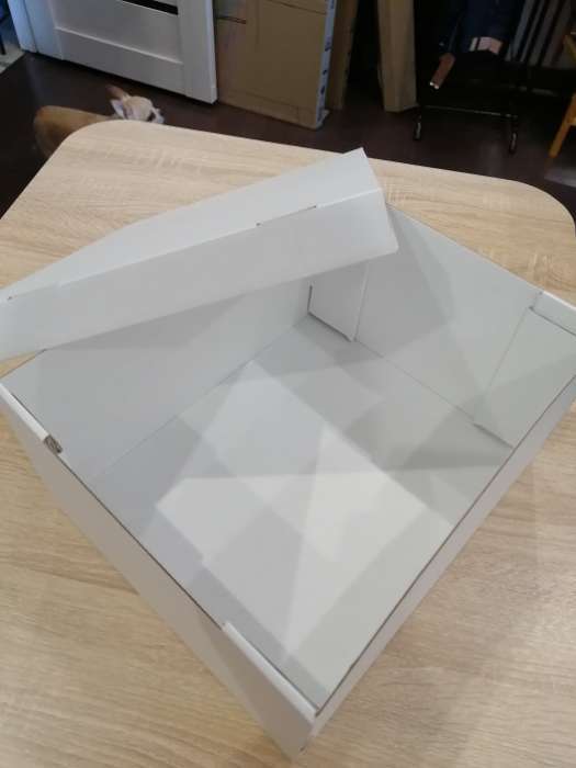 Фотография покупателя товара Складная коробка, белая, 31,2 х 25,6 х 16,1 см - Фото 1
