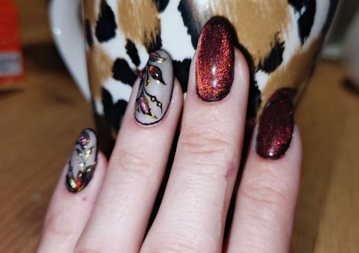 Фотография покупателя товара Гель лак для ногтей, кошачий глаз, трехфазный, 8 мл, LED/UV, красный (06)