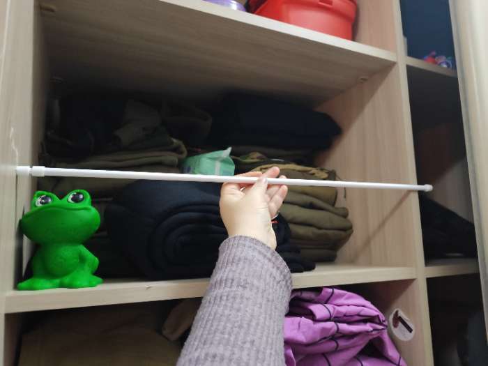 Фотография покупателя товара Карнизы универсальные, 2 шт., 60-95 см, белые - Фото 8