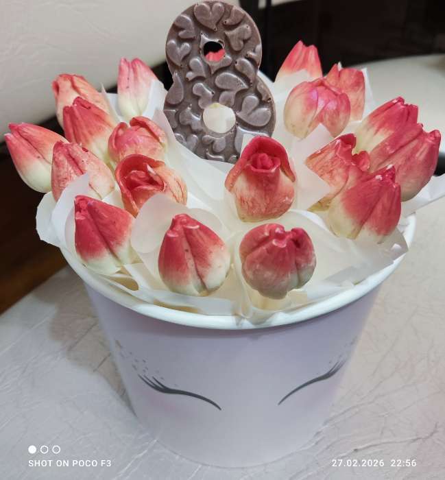 Фотография покупателя товара Стакан для цветов 1.5 л, «Сердца» - Фото 1